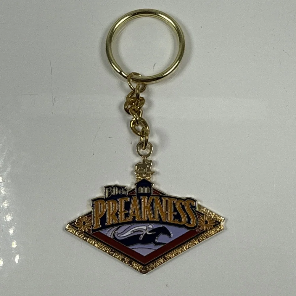 130th Preakness Stakes horse race Key Chain Vintage Collectable.‎